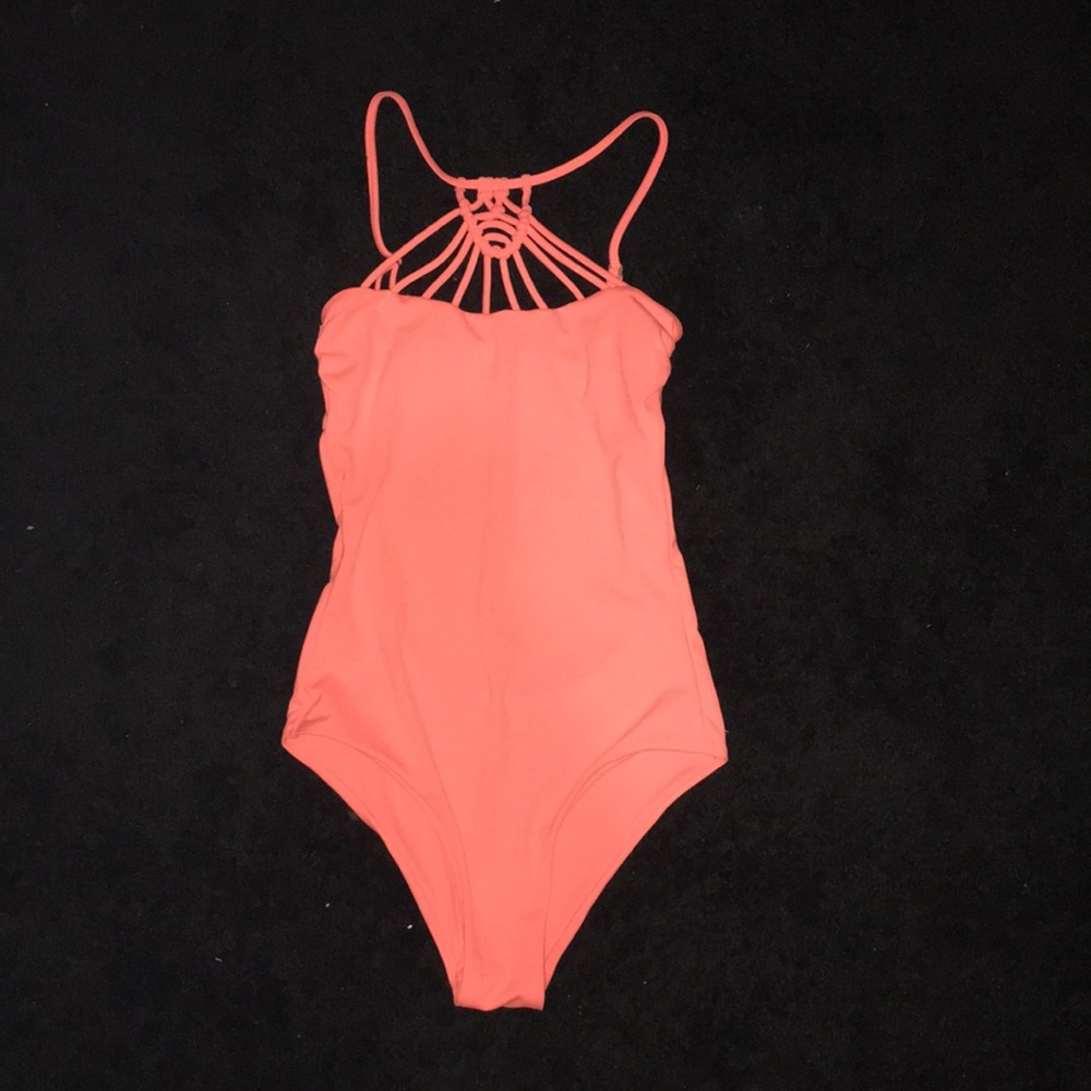 Coral swimsuit